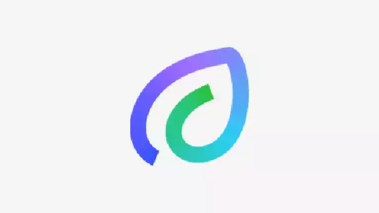 AES Icon for Green Growth : leaf image composed of AES colors